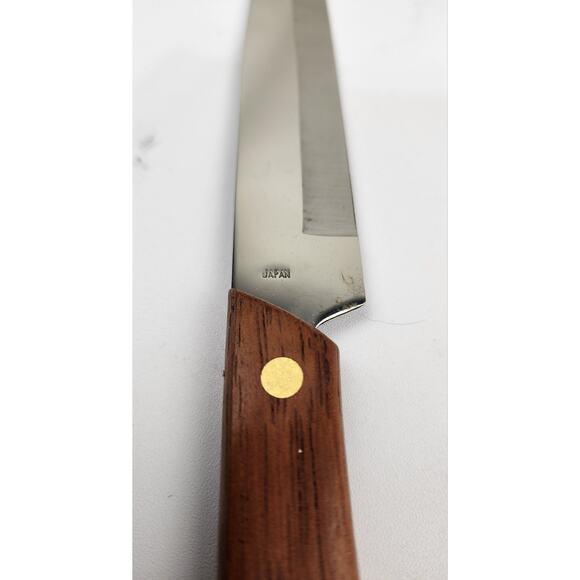 Golden Cutlery 6pc Vtg Carving Set New in Box Bread Chef Steak & Paring Knives - Picture 7 of 7